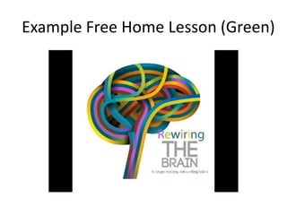 Example Free Home Lesson (Green)
 