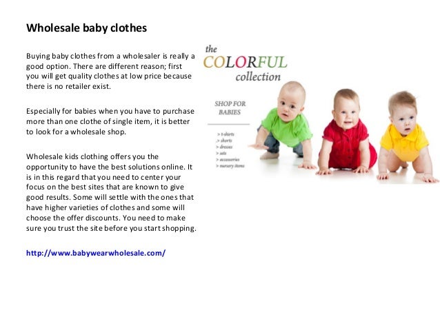 babywear wholesale