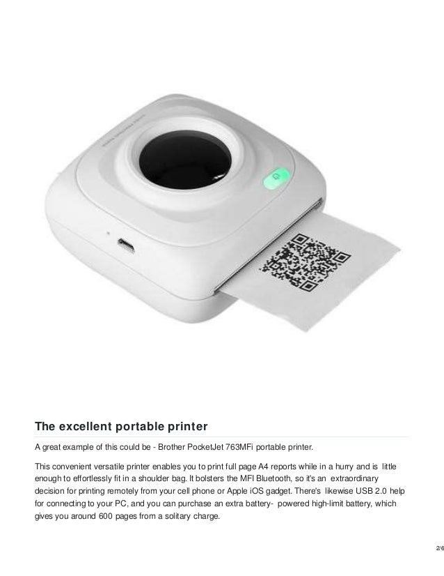 best portable mobile printer