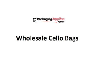 Wholesale cello bags