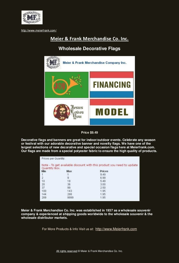 Wholesale Decorative Flags
