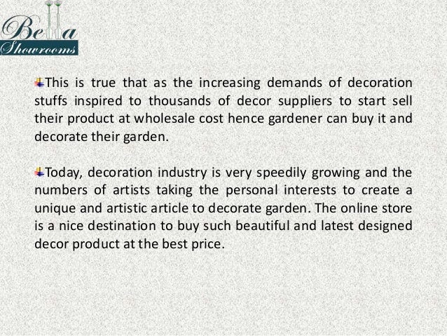 Wholesale Garden Decor Suppliers Shop For Gardener To Decor Own Gar