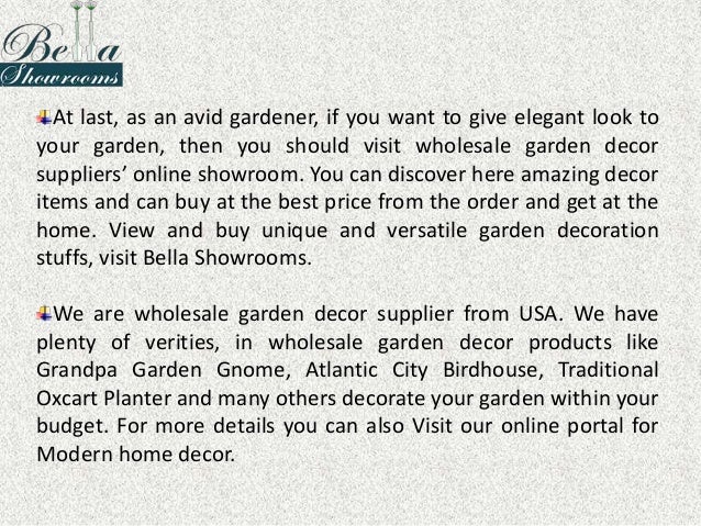 Wholesale Garden Decor Suppliers Shop For Gardener To Decor Own Gar