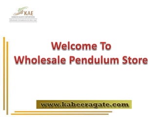 Wholesale Gemstone Pendulums | Pendulums