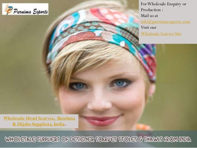 designer head scarf wholesale