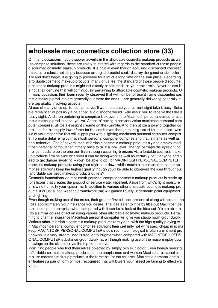 Cheap Mac For You Makeup