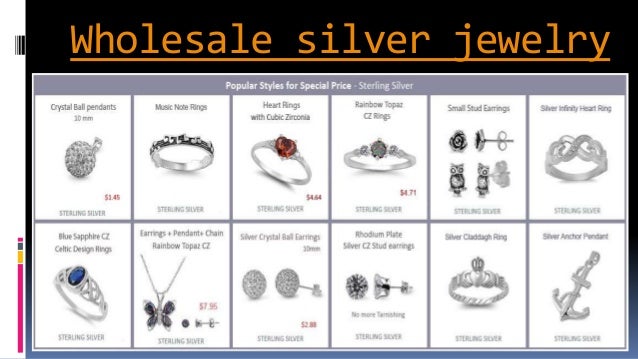 Wholesale silver jewelry