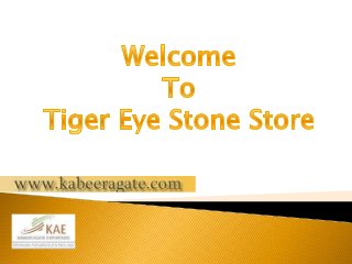 Wholesale Tiger Eye Stone Suppliers in India