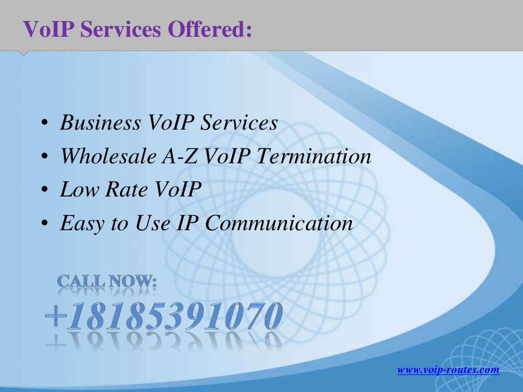 Wholesale VoIP Provider | VoIP Routes