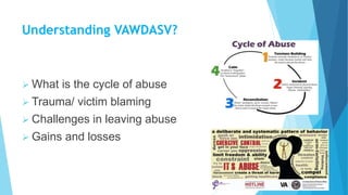Whole school approach, VAWDASV awareness | PPT