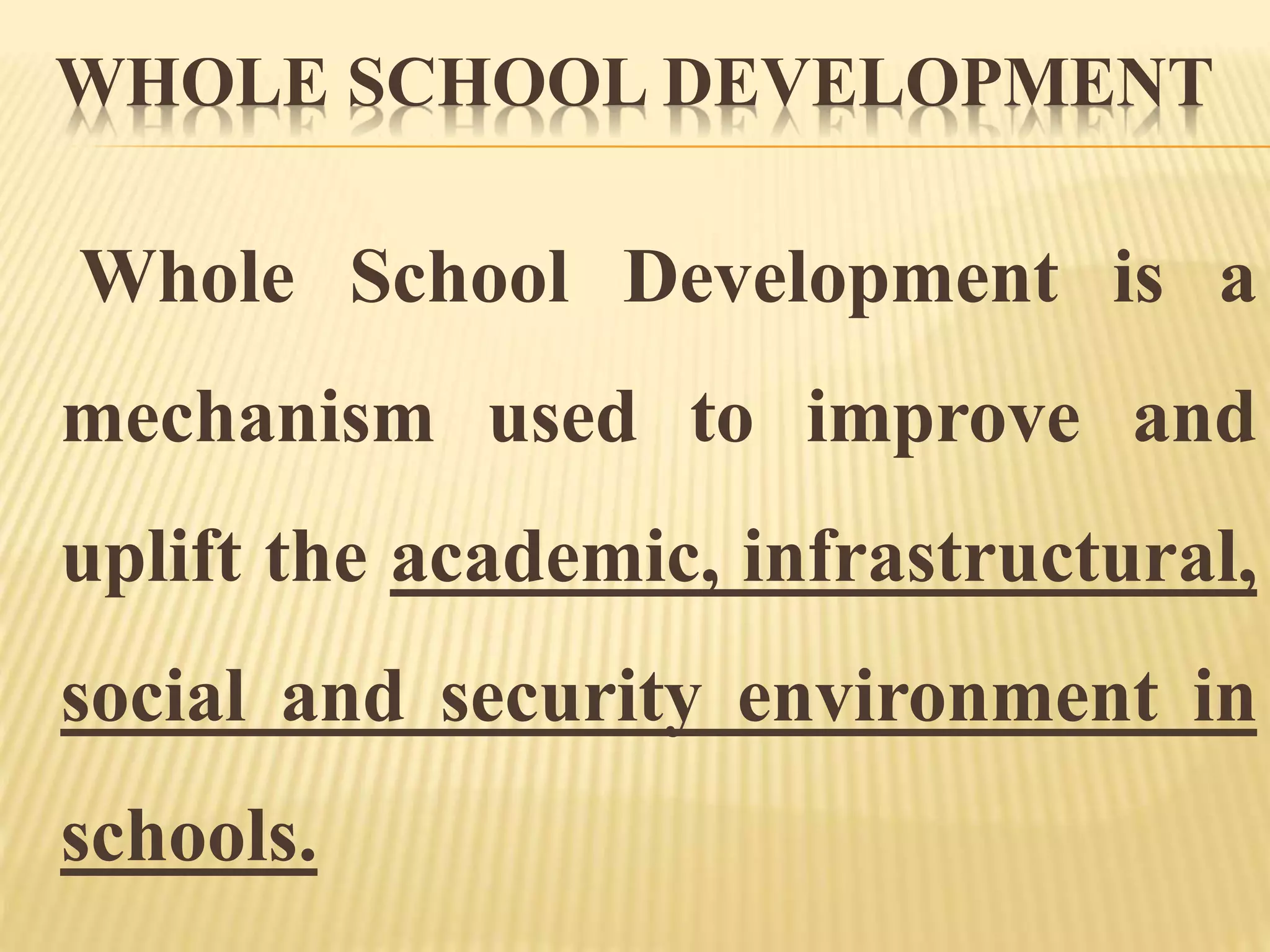 Whole School Development Pptx