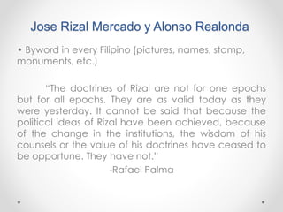 Who made Jose Rizal our foremost National Hero, and Why? | PPTX