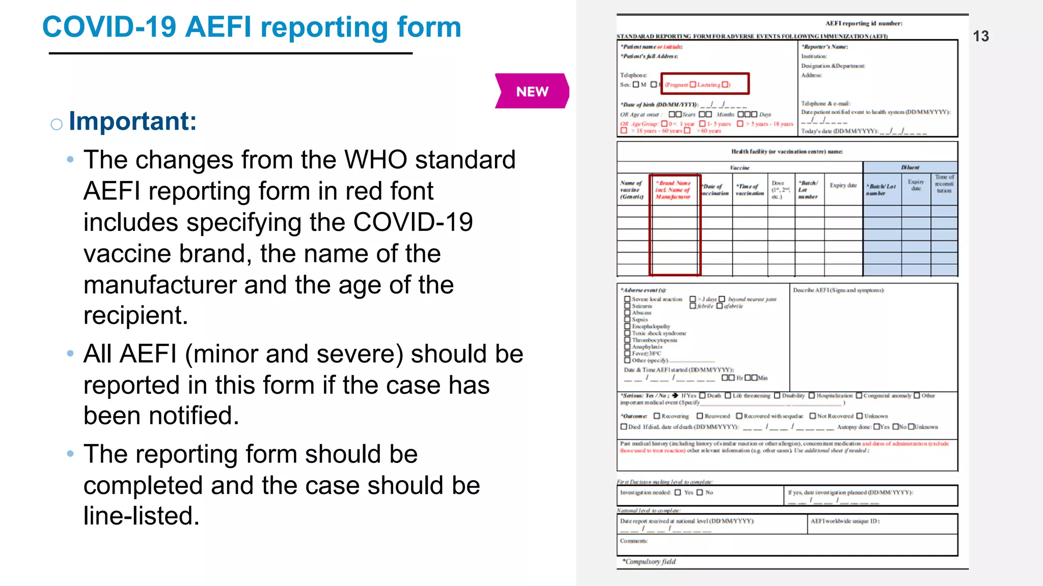 AEFI monitoring for COVID-19 vaccination | PDF