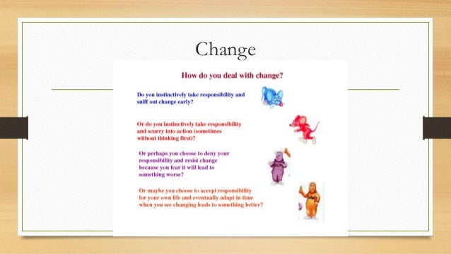 Who moved my cheese analysis image