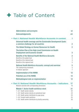 Workforce Account Who national health workforce account | PDF