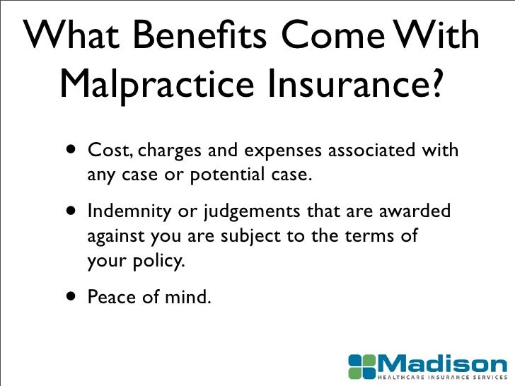 Who Needs Medical Malpractice Insurance?