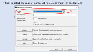 • Click to select the country name. Let you select ‘India’ for this learning
 