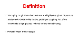 Comprehensive Overview of Whooping Cough: Causes, Symptoms, and ...