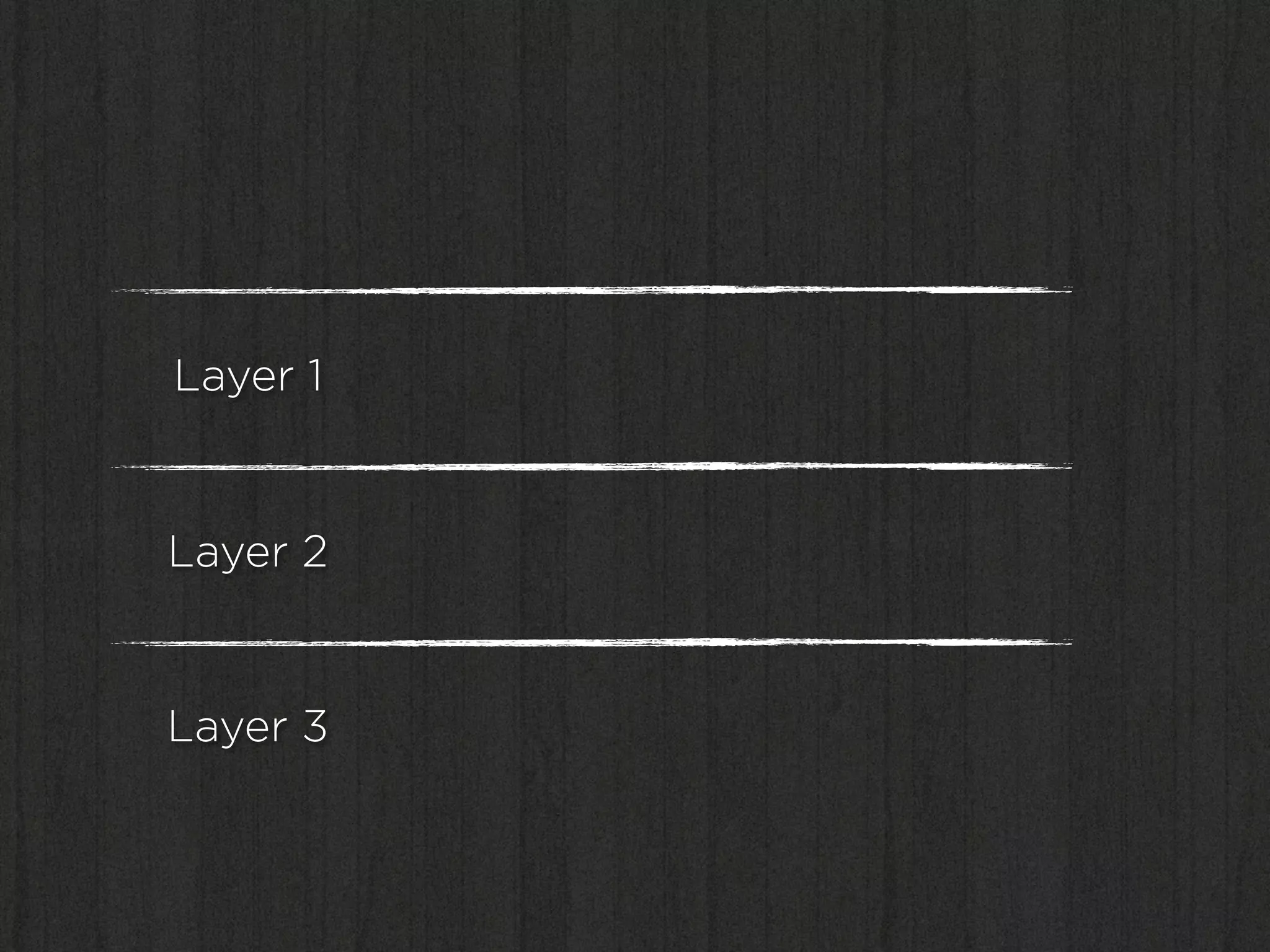 Layer 1


Layer 2


Layer 3
 