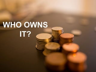 WHO OWNS
IT?
 