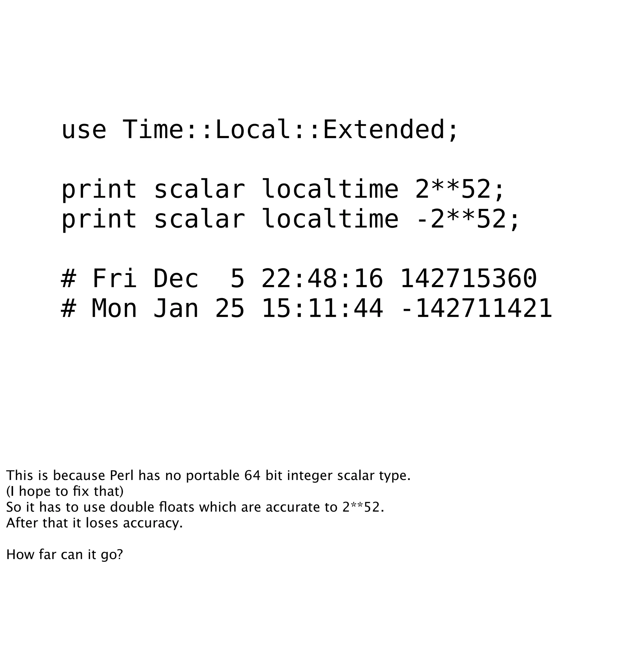 Who's Afraid Of 2038?