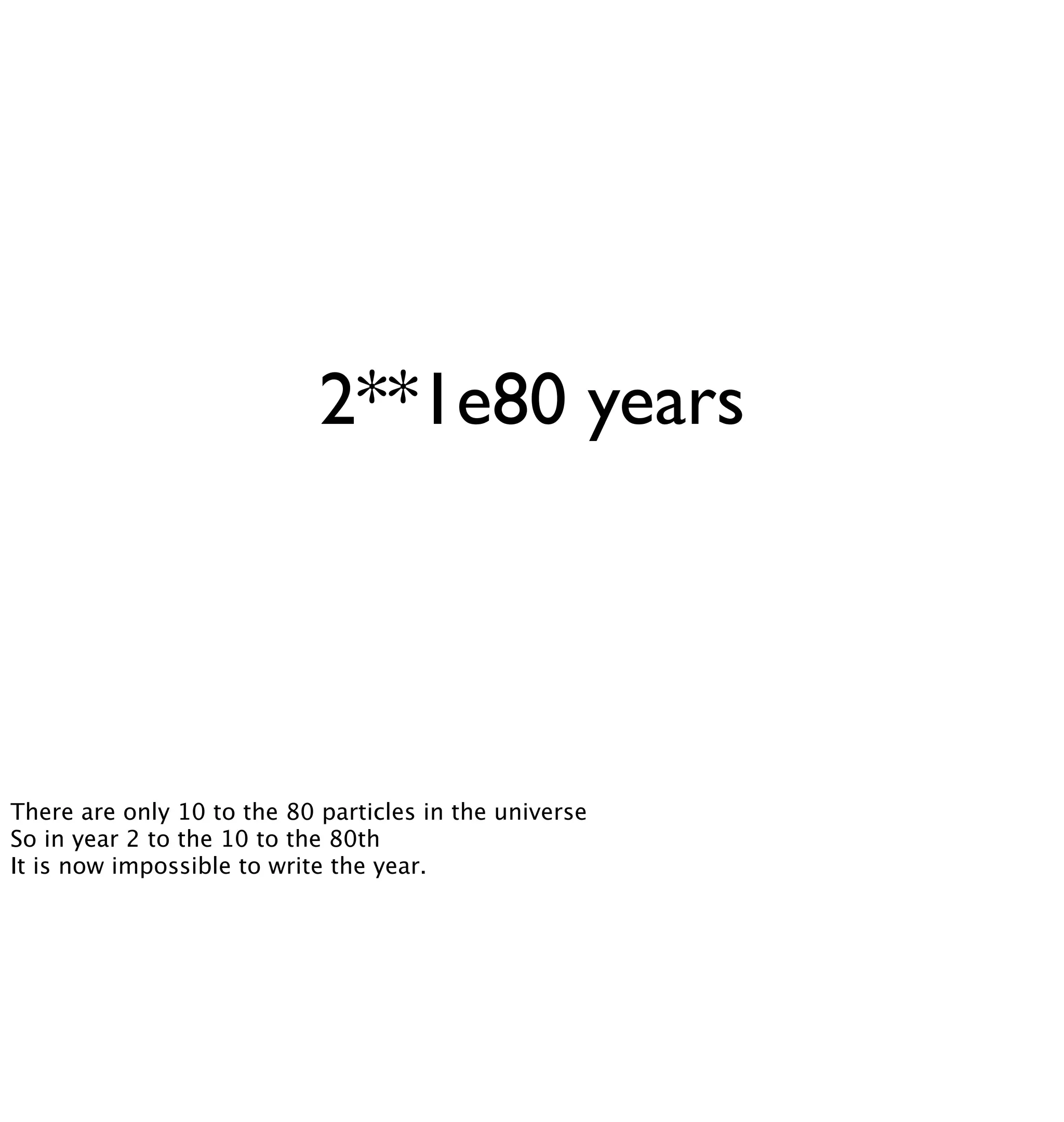 Who's Afraid Of 2038?