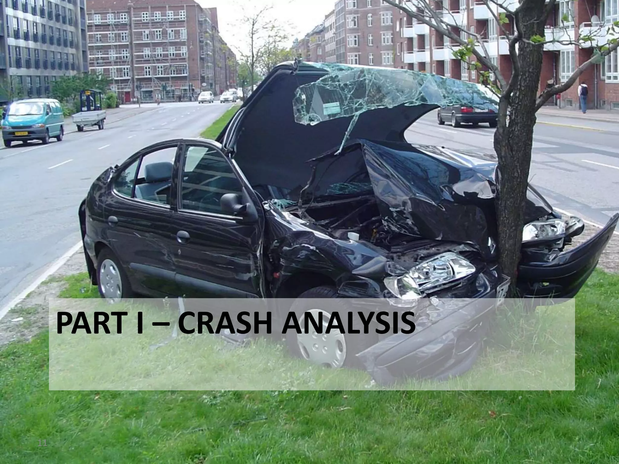 PART I – CRASH ANALYSIS
11
 