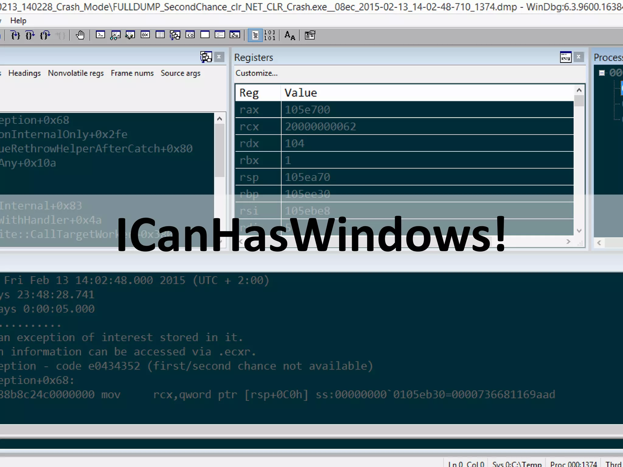 ICanHasWindows!
 