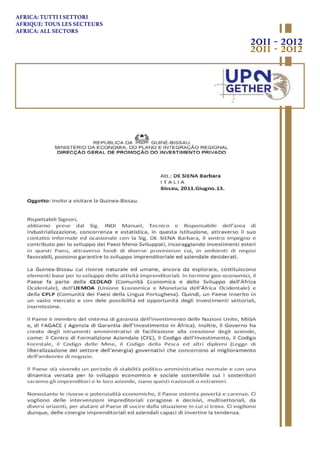 AFRICA: TUTTI I SETTORI
AFRIQUE: TOUS LES SECTEURS
AFRICA: ALL SECTORS
2011 - 2012
2011 - 2012
 