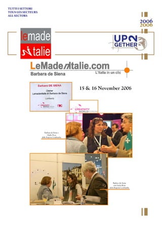 TUTTI I SETTORI
TOUS LES SECTEURS
ALL SECTORS
2006
2006
 