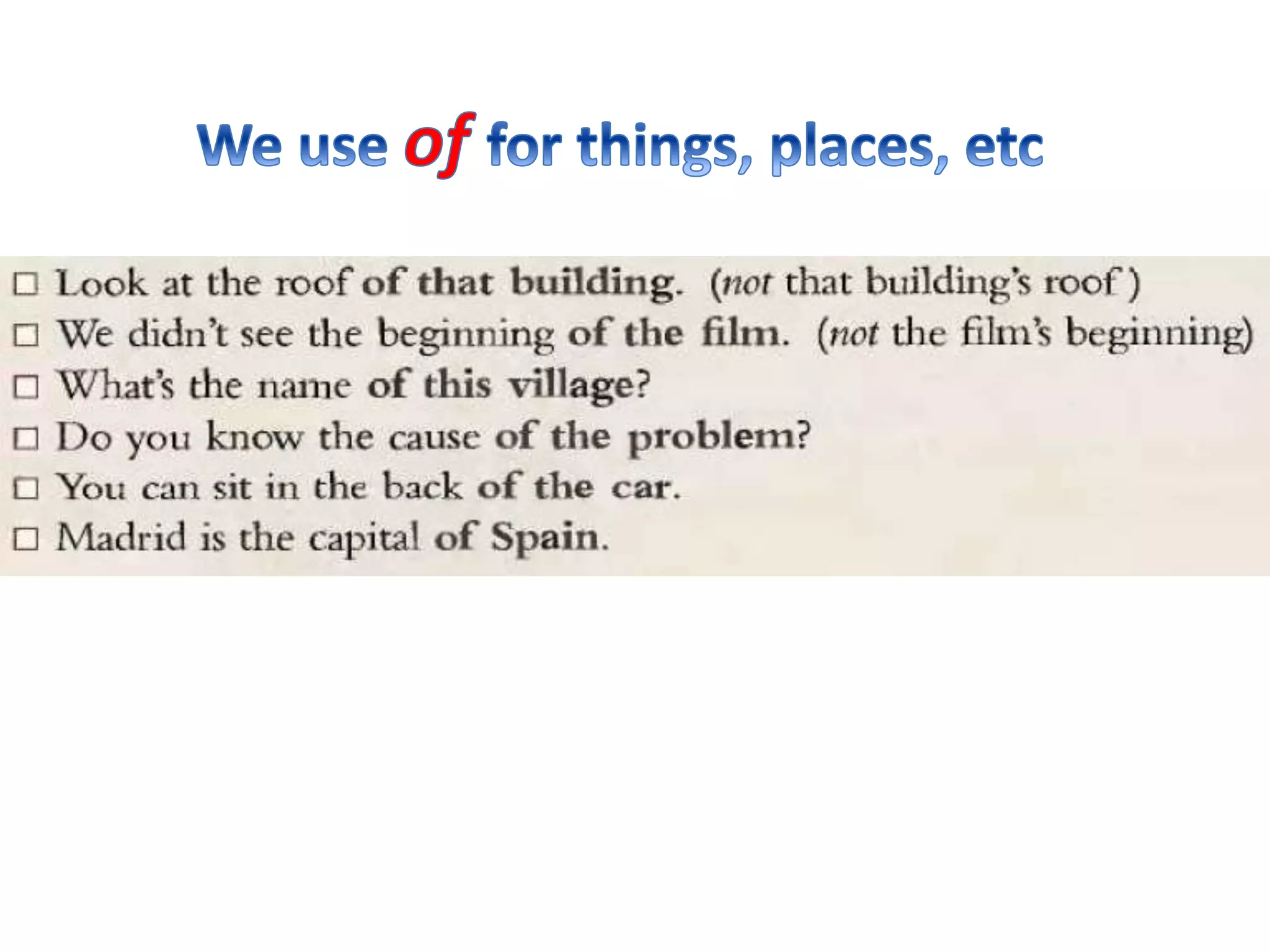 Whose and possessive 'S