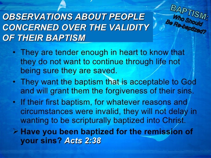 baptized