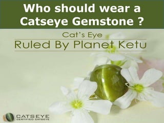 Who should wear a
Catseye Gemstone ?
 