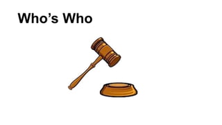 Who’s Who in a Courtroom?
 