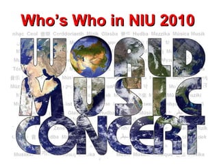 Who’s Who in NIU 2010  
