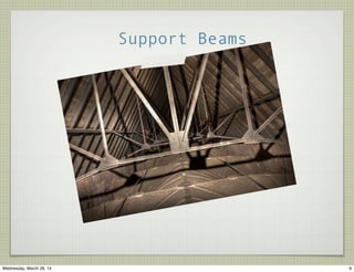 Support Beams
9Wednesday, March 26, 14
 