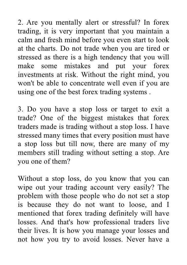 I want to be a forex trader