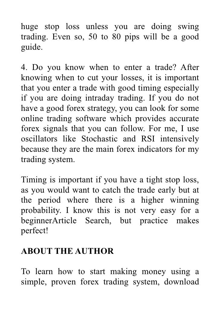 I want to be a forex trader