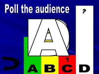 Who wants to be a millionaire   sensitivity and coordination