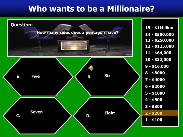 Who Wants To Be A Millionaire Powerpoint Game Template 100 Who Wants To Be A Millionaire Powerpoint With Sound