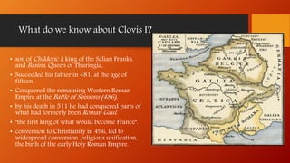 Who was Clovis I? | PPTX