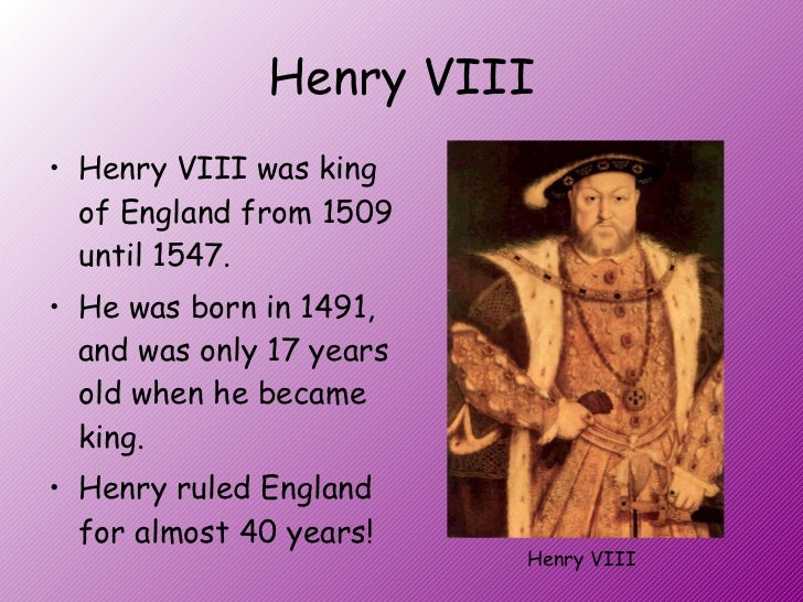 Who was henry viii