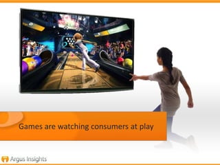 Games are watching consumers at play
 
