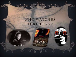 WHO WATCHES
THRILLERS ?

 