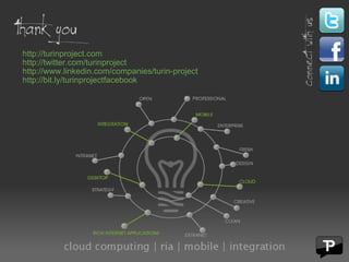 http://turinproject.com http://twitter.com/turinproject http://www.linkedin.com/companies/turin-project http://bit.ly/turinprojectfacebook 