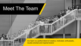 Our team is a perfect blend of creative, motivated, enthusiastic,
results-oriented and inspired brains!
Meet The Team
 