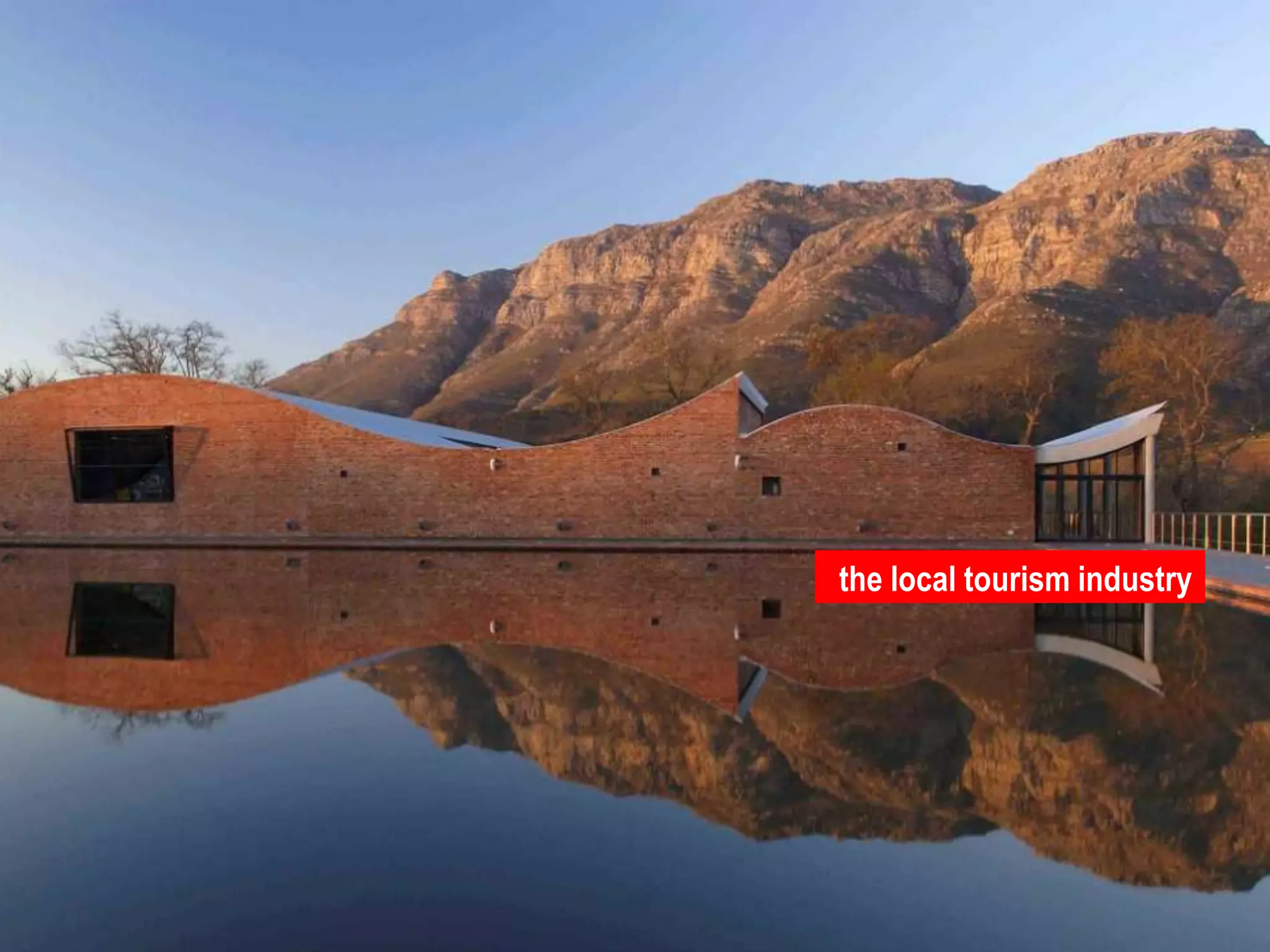 the local tourism industry 