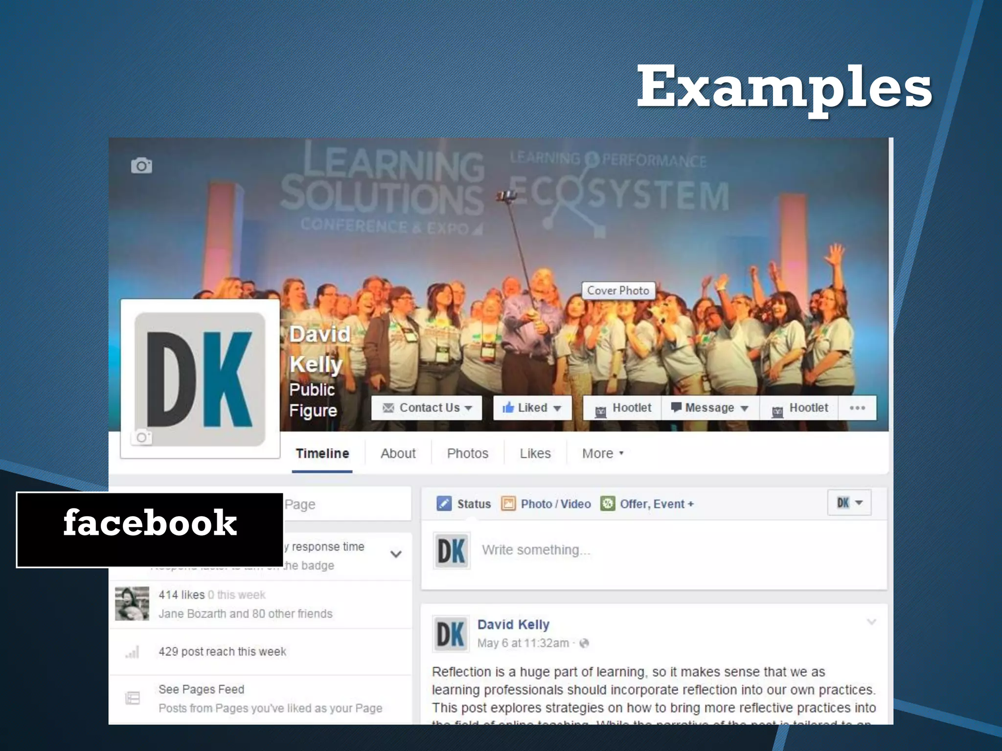 facebook
Examples
 