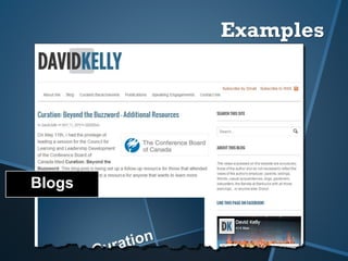 Blogs
Examples
 