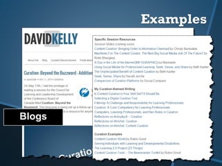 Blogs
Examples
 